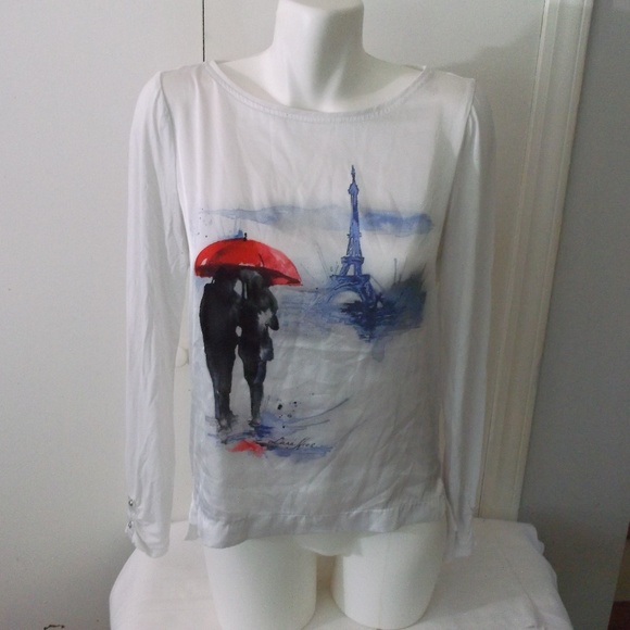 White House Black Market Tops - White House Black Market Paris Romance Top XS